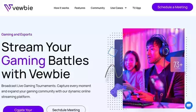 vewbie.com homepage screenshot