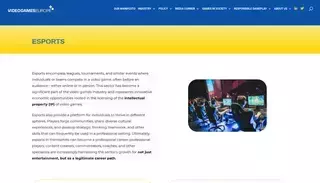 Video Games Europe Video Games Europe Esports - VIDEOGAMES EUROPE