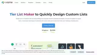 Vis Me Tier List Maker - Create Custom Tier Lists | Visme