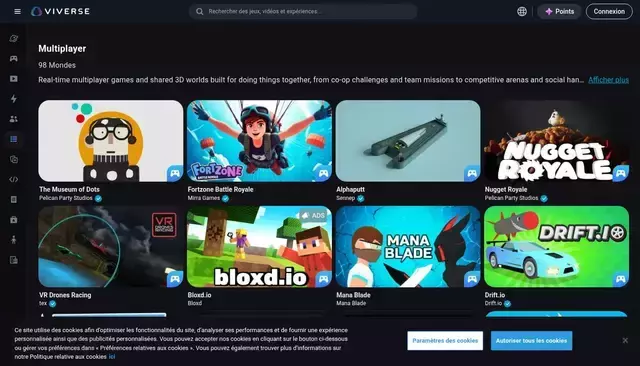 viverse.com homepage screenshot