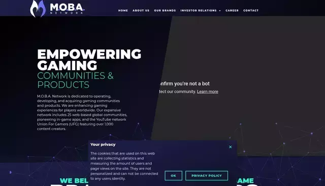 wearemoba.com homepage screenshot
