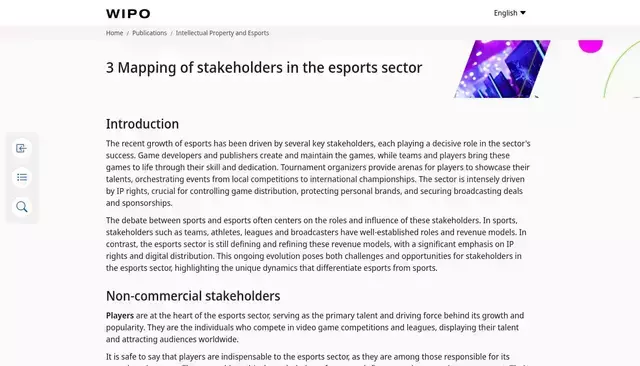 wipo.int homepage screenshot