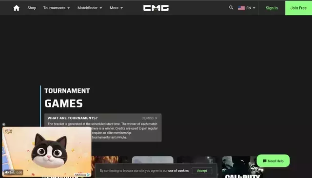 www.checkmategaming.com homepage screenshot