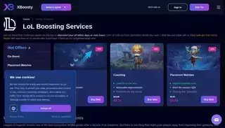 X Boost Y LoL Boosting - The Ultimate League of Legends Service | XBoosty