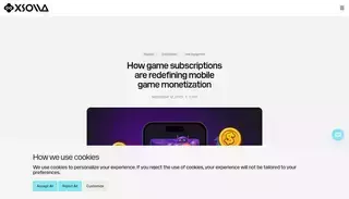X Solla How game subscriptions are redefining mobile game monetization